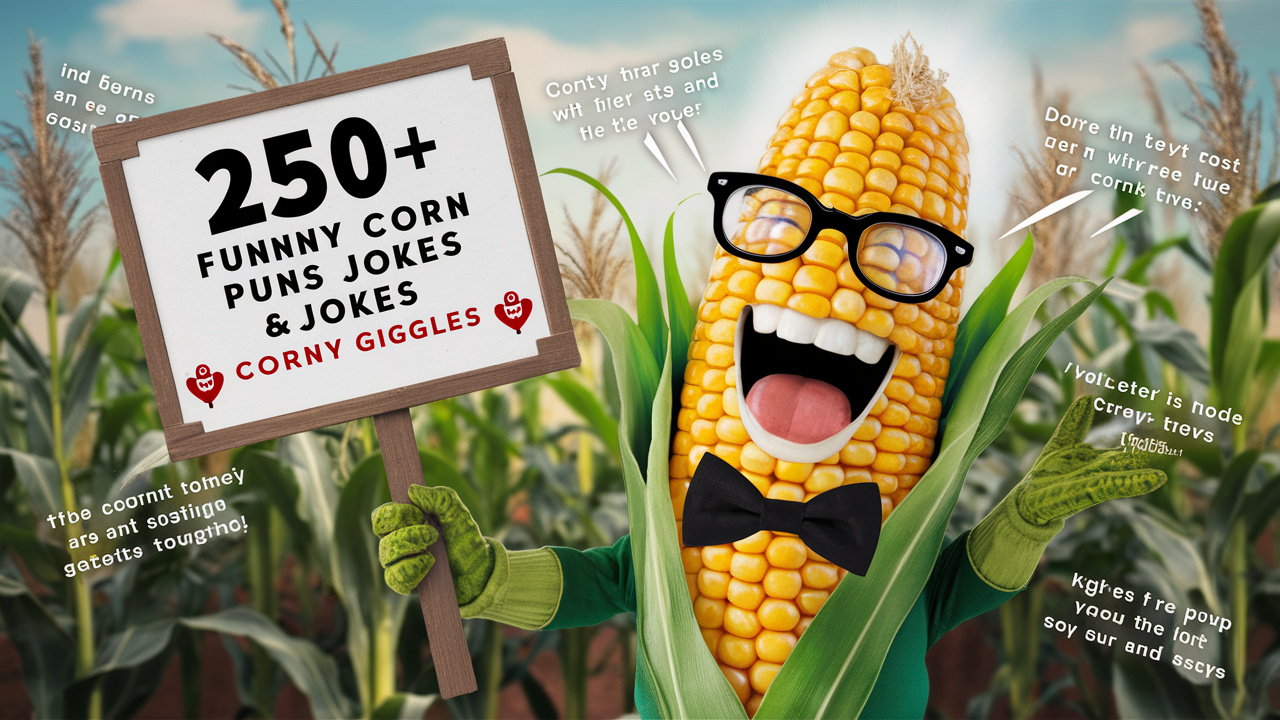 Funny Corn Puns And Jokes Corny Giggles
