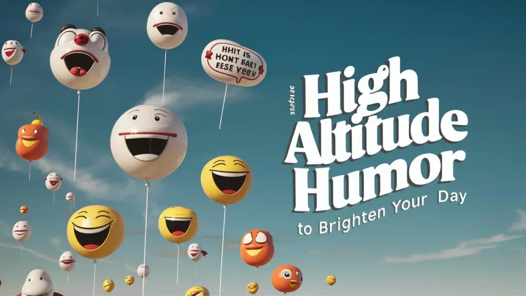 High Altitude Humor to Brighten Your Day