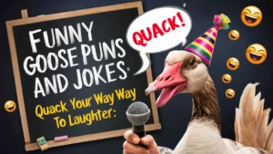 Funny Goose Puns And Jokes Quack Your Way to Laughter