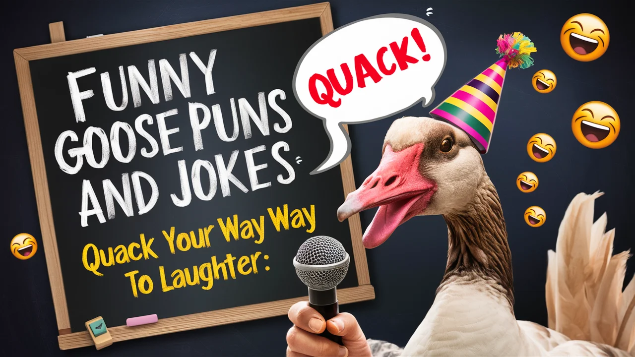 Funny Goose Puns And Jokes Quack Your Way to Laughter