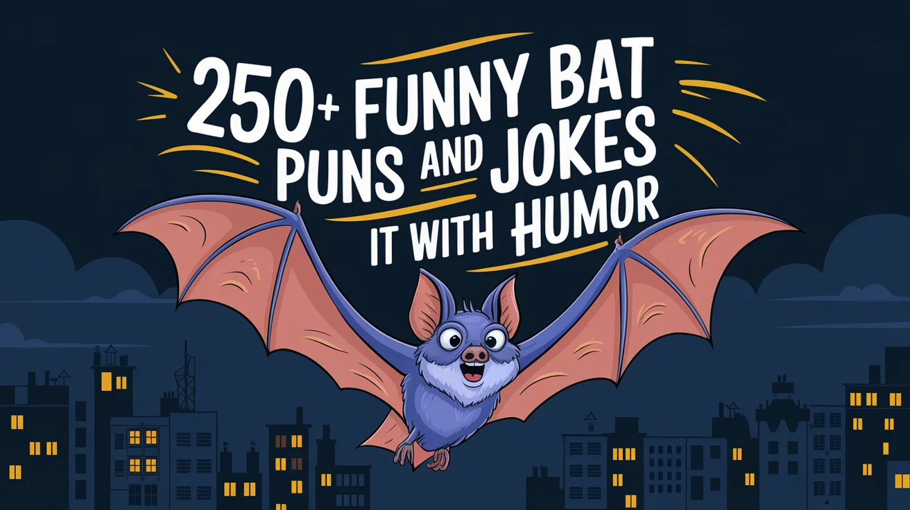 Funny Bat Puns And Jokes Wing It with Humor