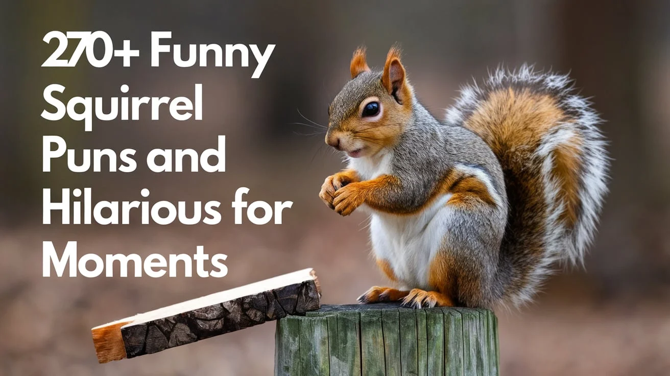 Funny Squirrel Puns And Jokes for Hilarious Moments