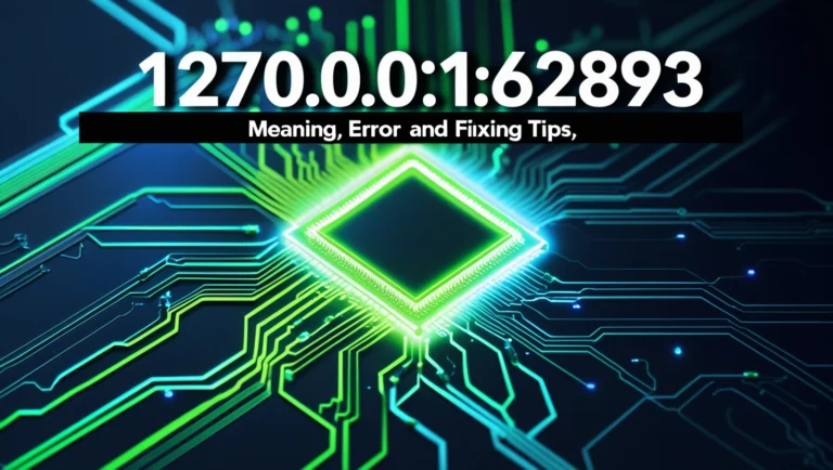 127.0.0.1:62893 Meaning, Error And Fixing Tips
