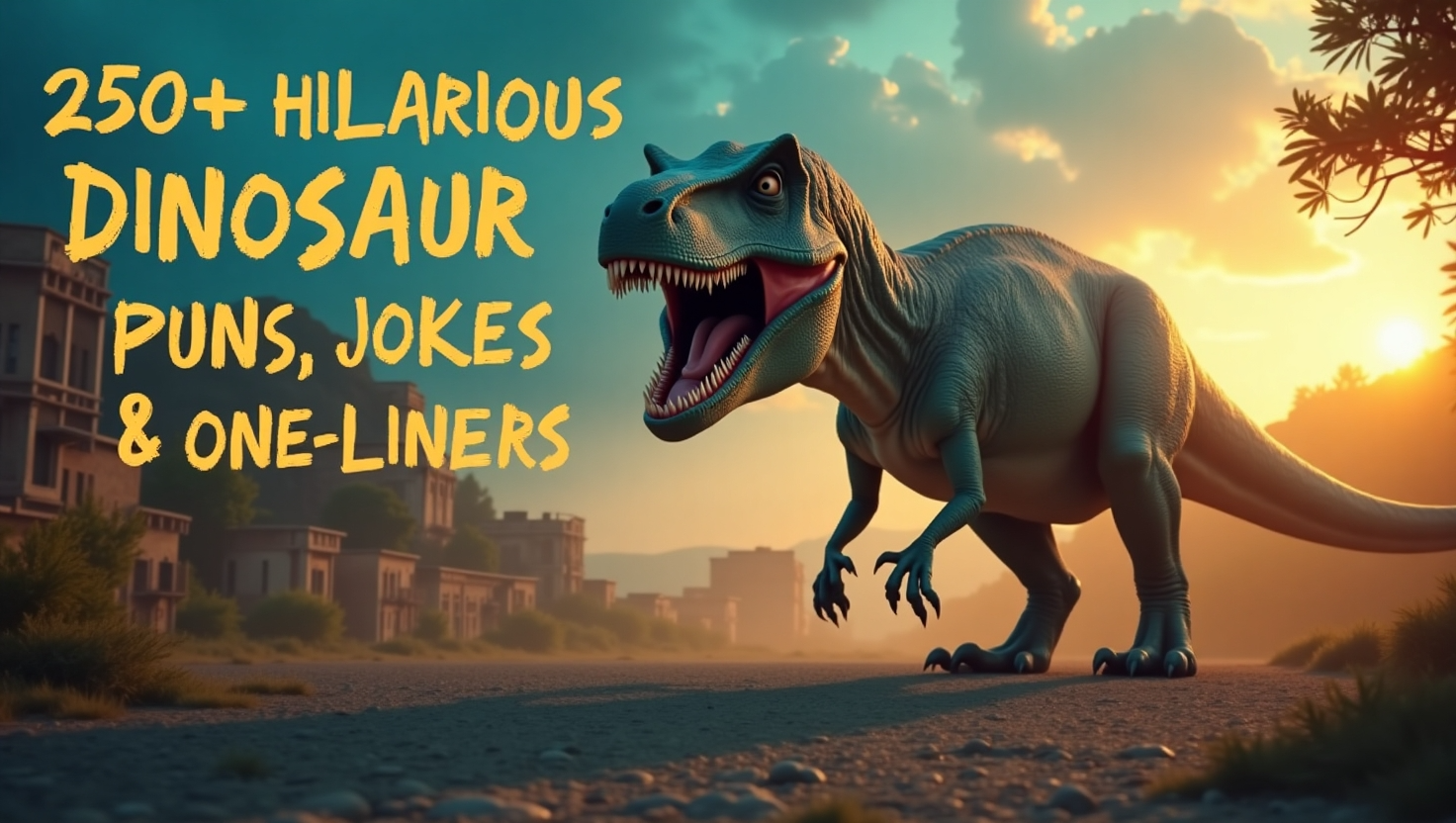 250+ Hilarious Dinosaur Puns, Jokes & One-Liners
