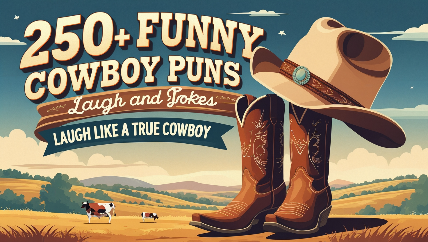250+ Funny Cowboy Puns and Jokes: Laugh Like a True Cowboy