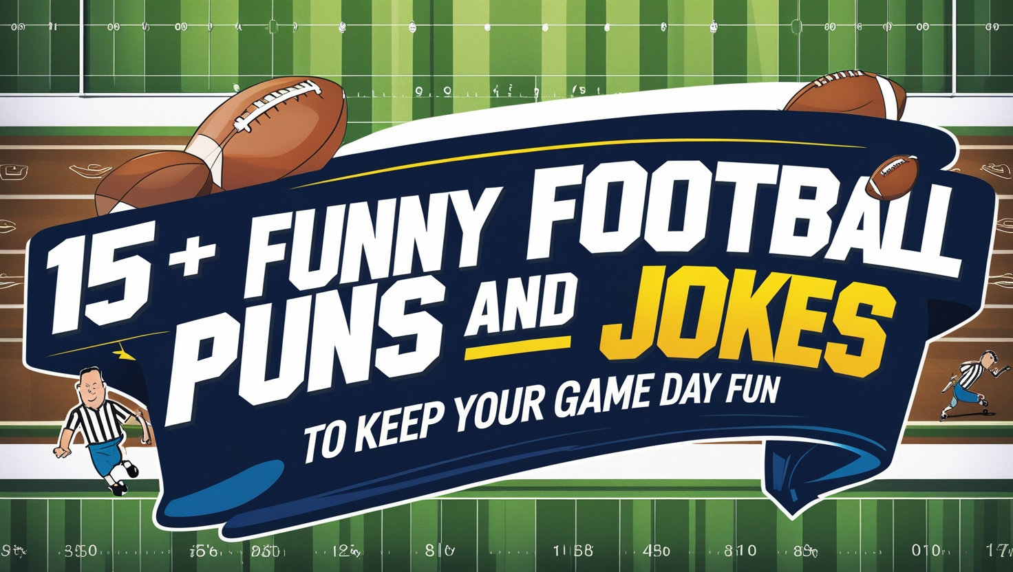 150+ Funny Football Puns and Jokes to Keep Your Game Day Fun