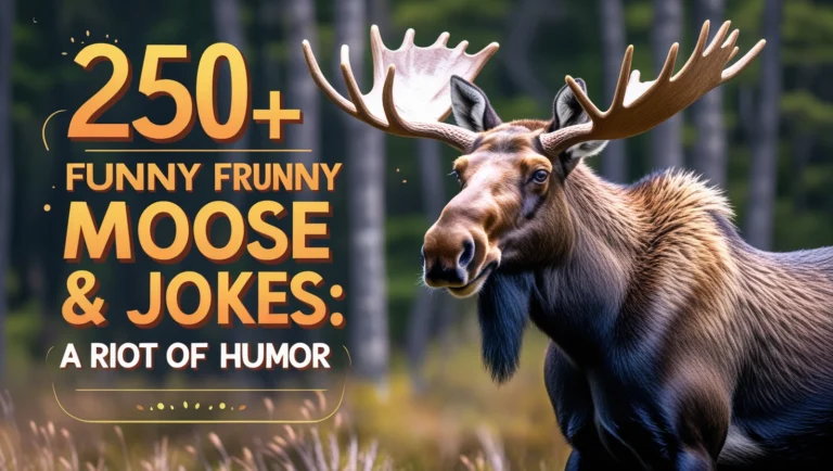 250+ Funny Moose Puns and Jokes: A Riot of Humor