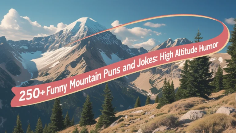 250+ Funny Mountain Puns and Jokes: High Altitude Humor