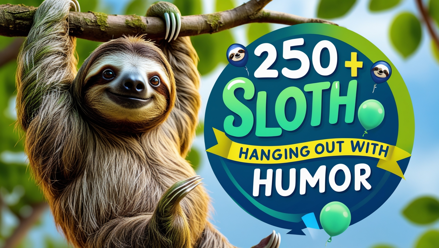 250+ Funny Sloth Puns And Jokes: Hanging Out with Humor